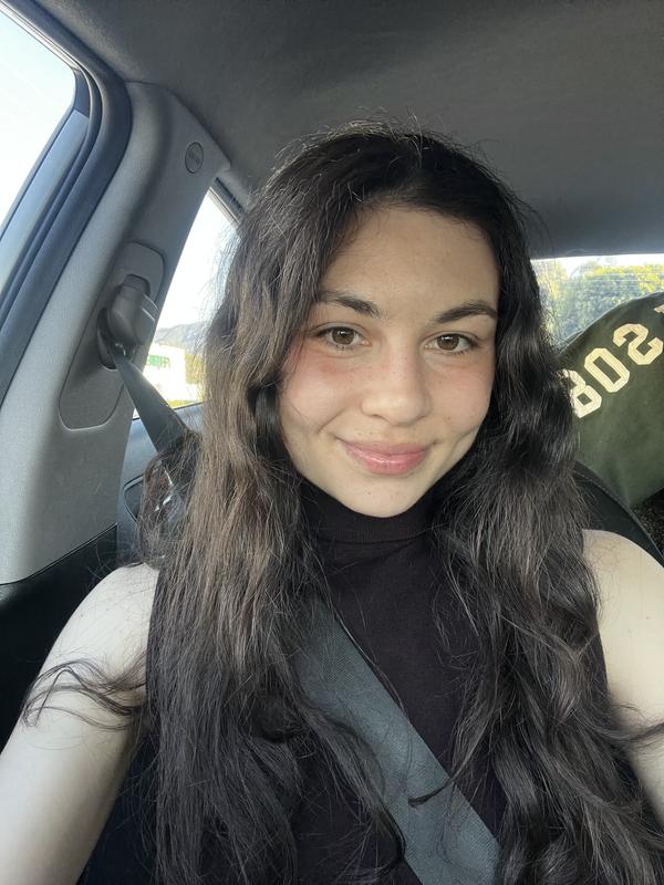 Frizz free, soft and shiny hair.