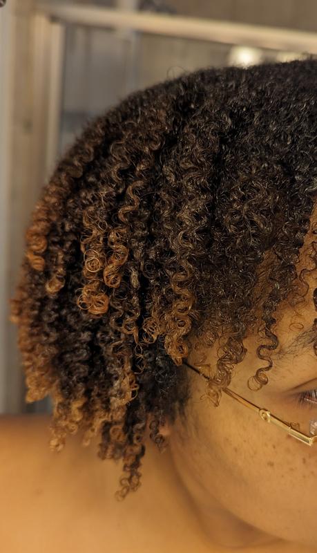 My hair with the leave-in