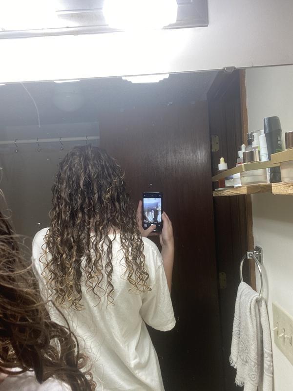 wet hair with products