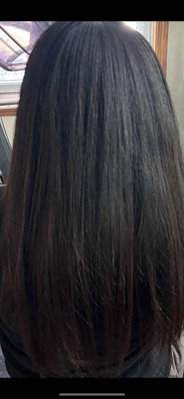 My hair is less frizzy, smooth, and shiny after using this hair mask!