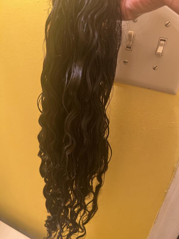 After shampooing