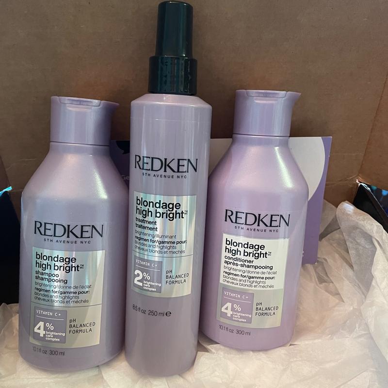 Redken Blondage High Bright Shampoo and Conditioner Liter selling Duo