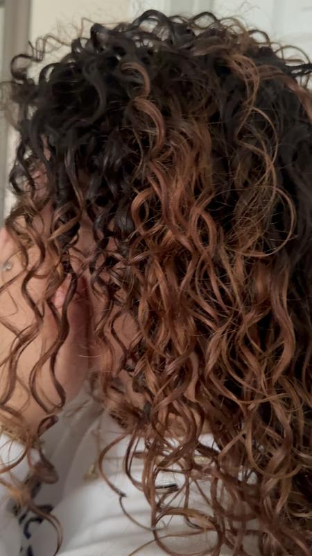 A little frizz only because I used the diffuser
