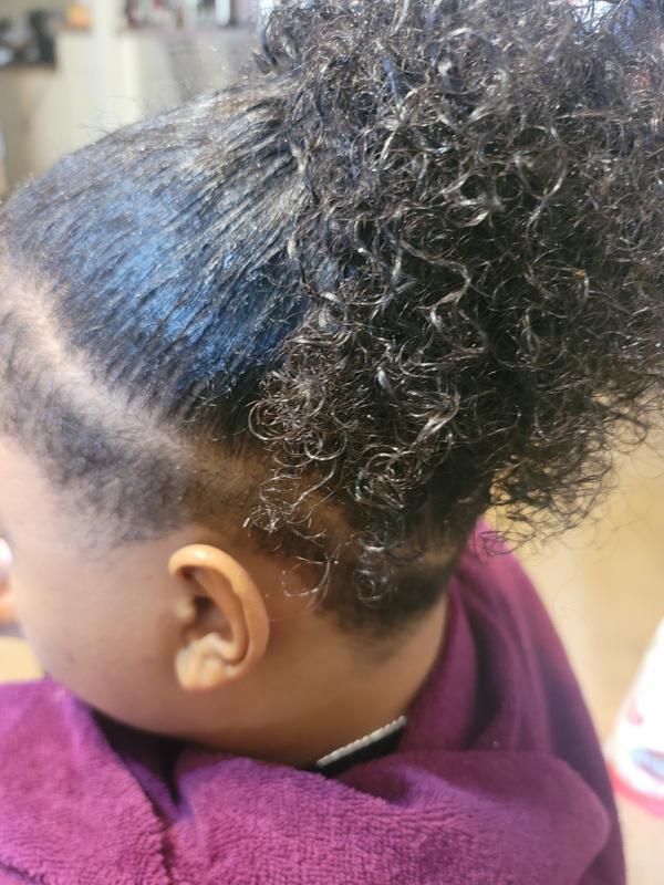 End result of the gel being applied