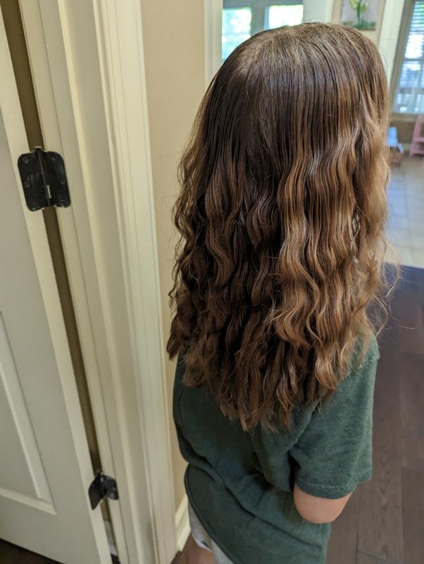 Next day waves and curls