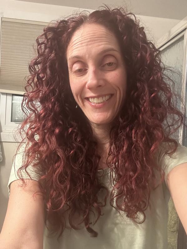 Front with only leave in treatment after shampooing/conditioning