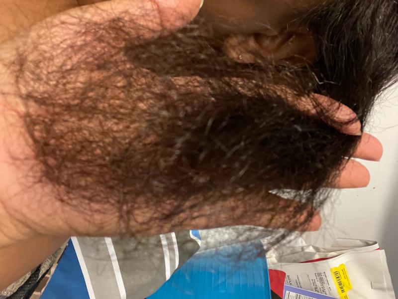 My dry and frizzy hair without product!