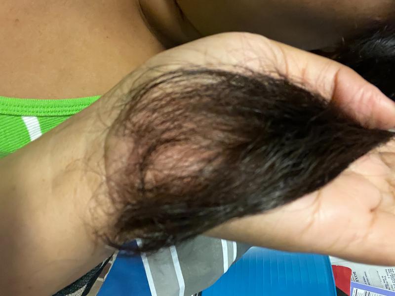 My hair with product!