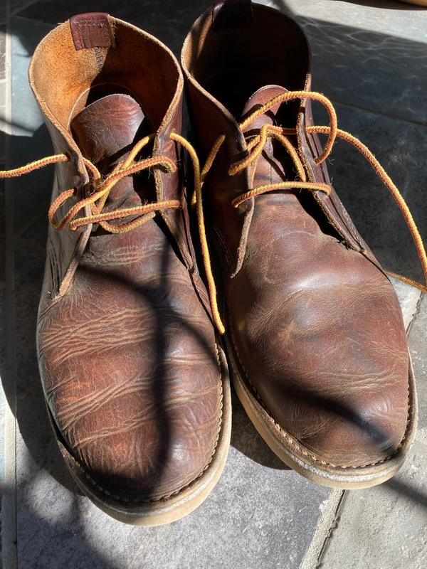 Breaking in clarks hot sale desert boots