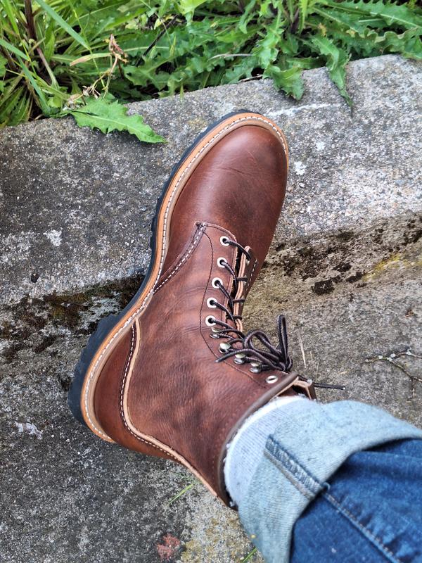 Men's Logger Boot in Black Oil Slick Leather 4501 | Red Wing Heritage