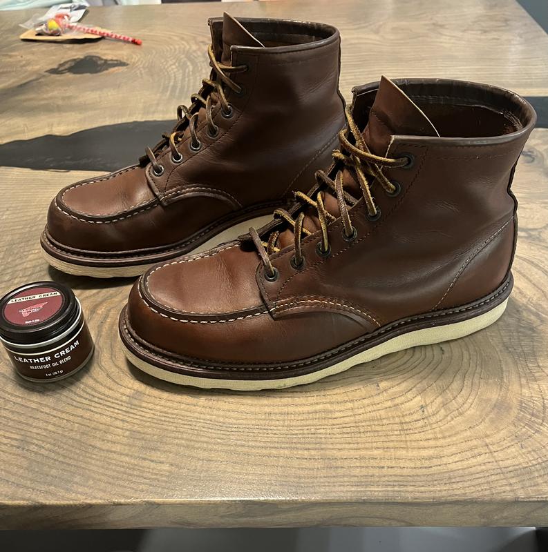 Red wing heritage leather cream online