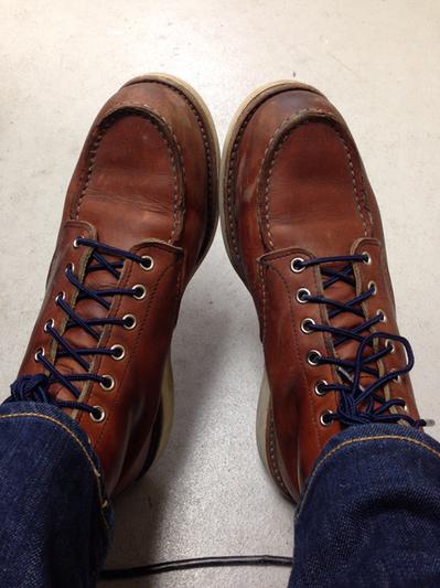 8859 Classic Moc Toe Navy Portage – Red Wing