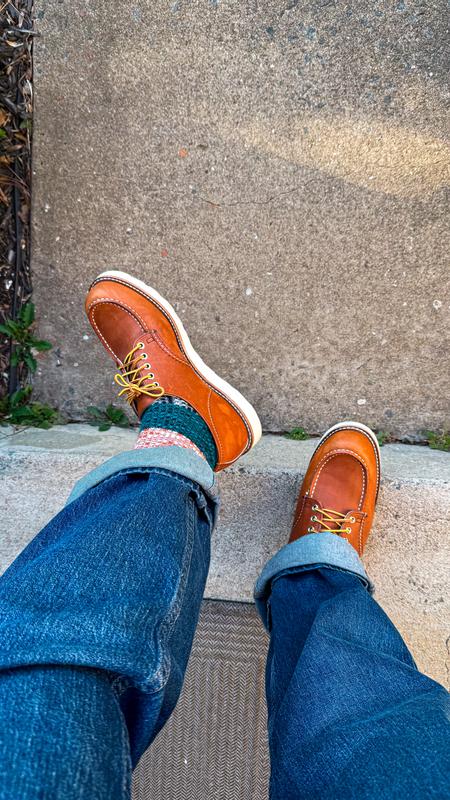 Men's Shop Moc Oxford in Oro Legacy Leather 8092 | Red Wing Heritage