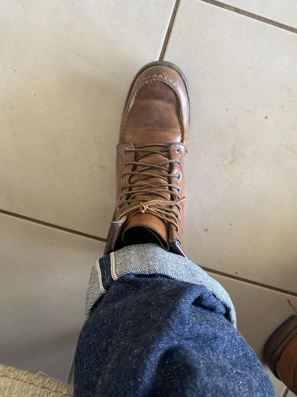Men's 8-Inch Classic Moc Boot in Brown Leather 877