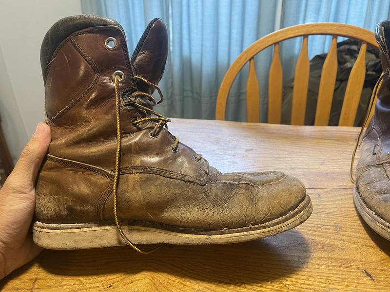 Ironworker boots red outlet wing