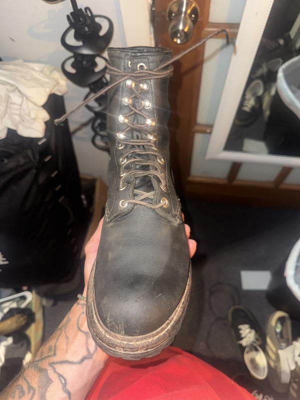 Men's Logger Boot in Black Oil Slick Leather 4501 | Red Wing Heritage