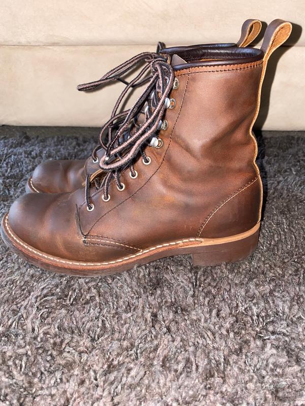 Red Wing Boots Womens Silversmith Sz 5 1/2 B Copper 5.5 Leather 3362 New