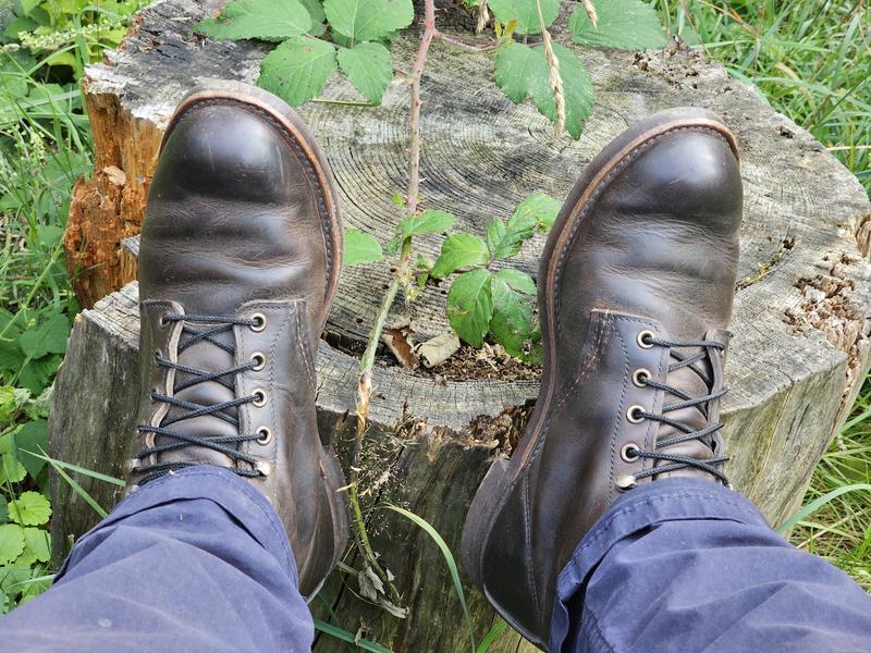 リリパット375☆Blacksmith's Shop Men's Blacksmith 6-Inch Boot in Brown Leather 3343