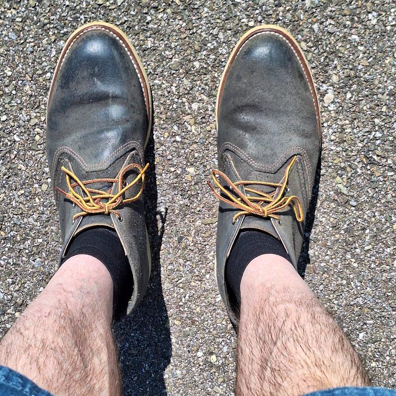 Men's Work Chukka in Dark Brown Leather 3141