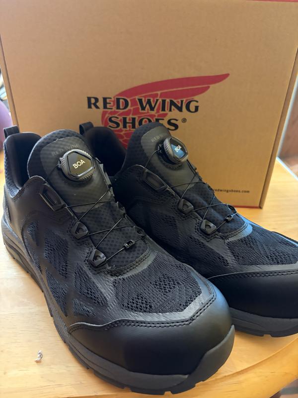 Red Wing 6352 COOLTECH Men\'s Work Shoe Black/Gray Safety Toe Shoes Size 7D Men main image 4