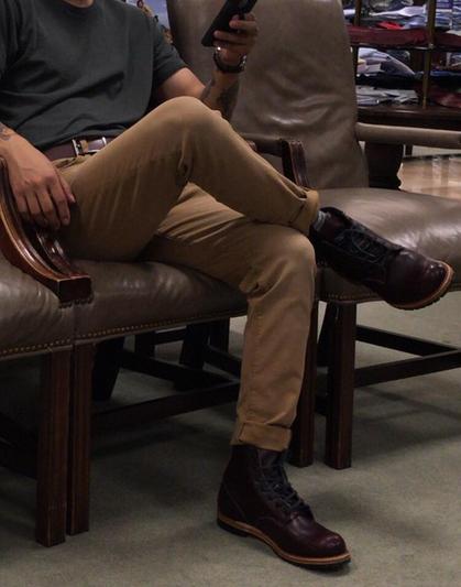 Customer photo for "Fanatic! First Time Buying Expensive Boots But Very Happy With Them (I got the wrong size)"