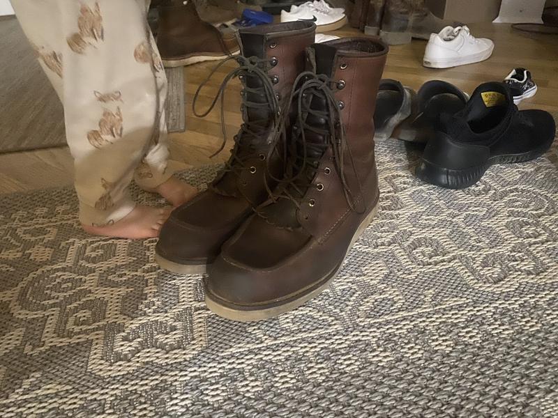 Red wing boots ironworker sales