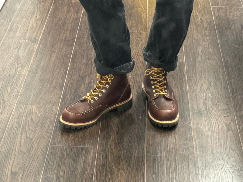 Men's Roughneck 6-Inch Boot in Dark Brown Leather 8146