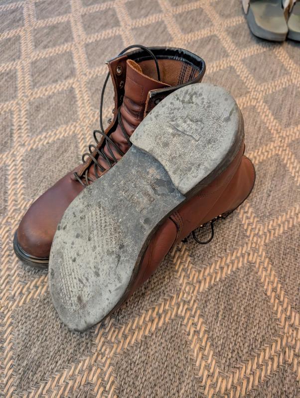Red Wing Boots Mens 6 EE 953 Brown Leather USA Made Soft Toe w/Super Sole Work Men main image 3