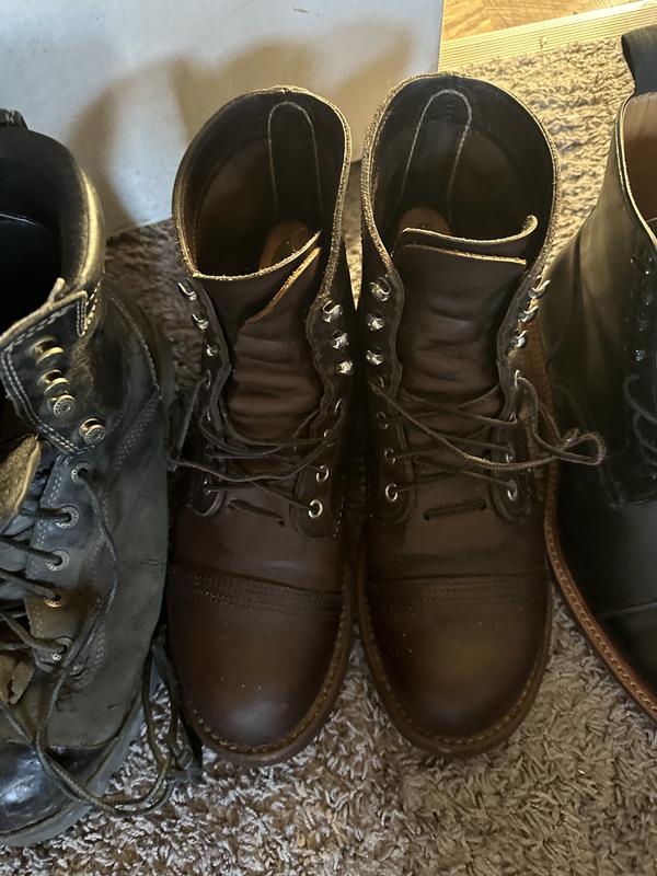 Used red wing 2024 iron ranger boots