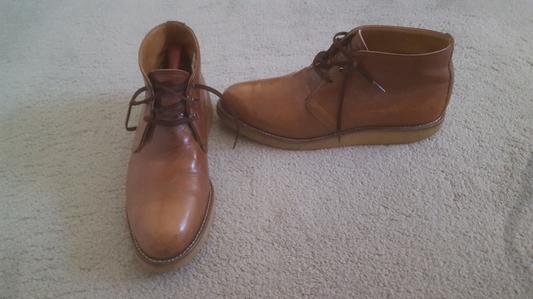Men's Work Chukka in Dark Brown Leather 3141