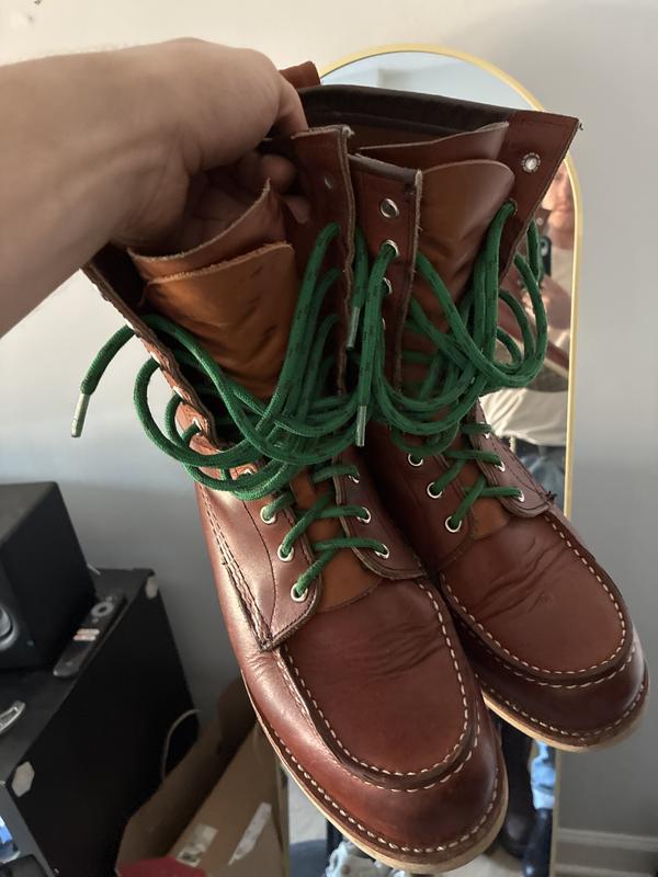 Men's 8-Inch Classic Moc Boot in Brown Leather 877