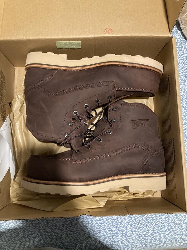 Red‎ Wing Traction Tred Lite 2449 Brown Leather Steel Moc Toe Men\'s Size 11.5 H RED WING MEN main image 3