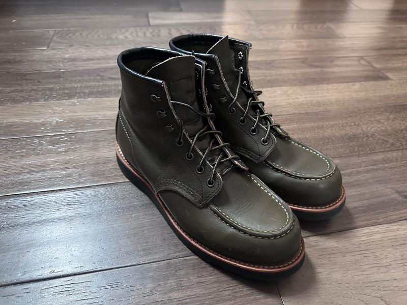 Red wing store cooper moc black