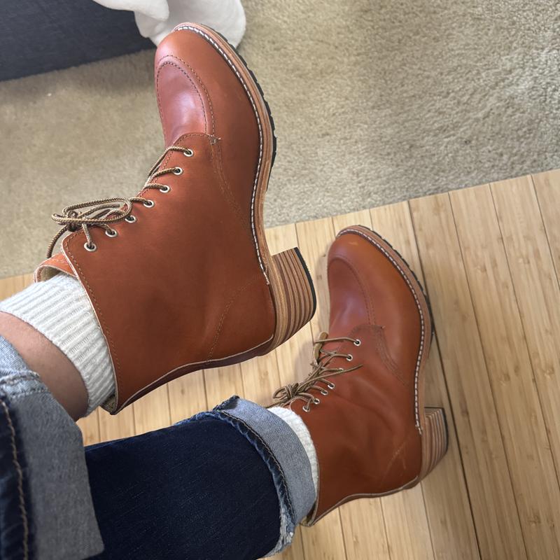 靴 RED WING Women's CLARA Women's Black Boundary Leather Clara Boots | TYLER'S