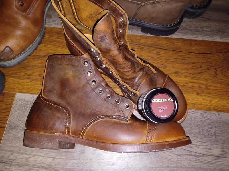 Red wing heritage hot sale leather cream