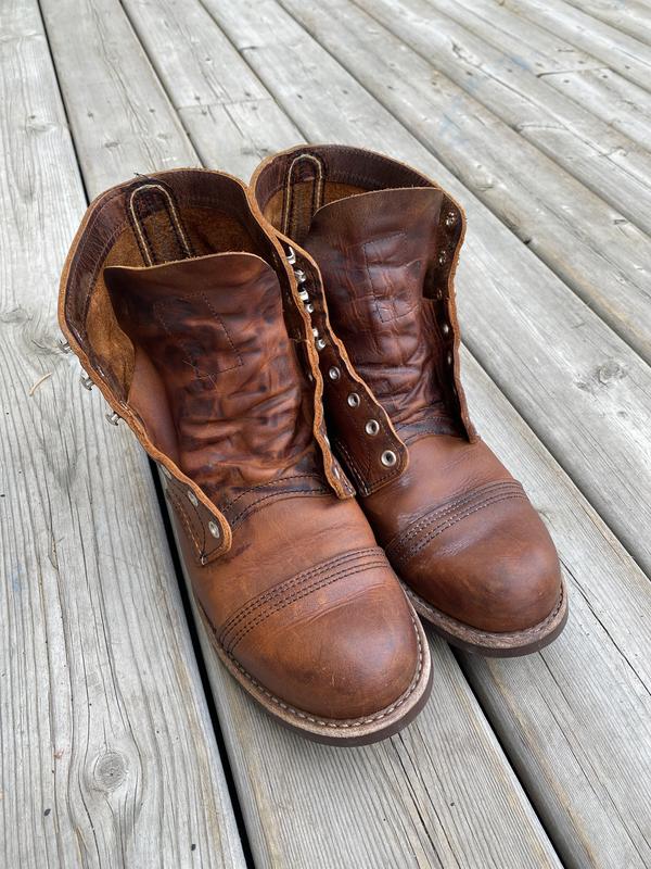 Red Wing Leather Cream black color 97095