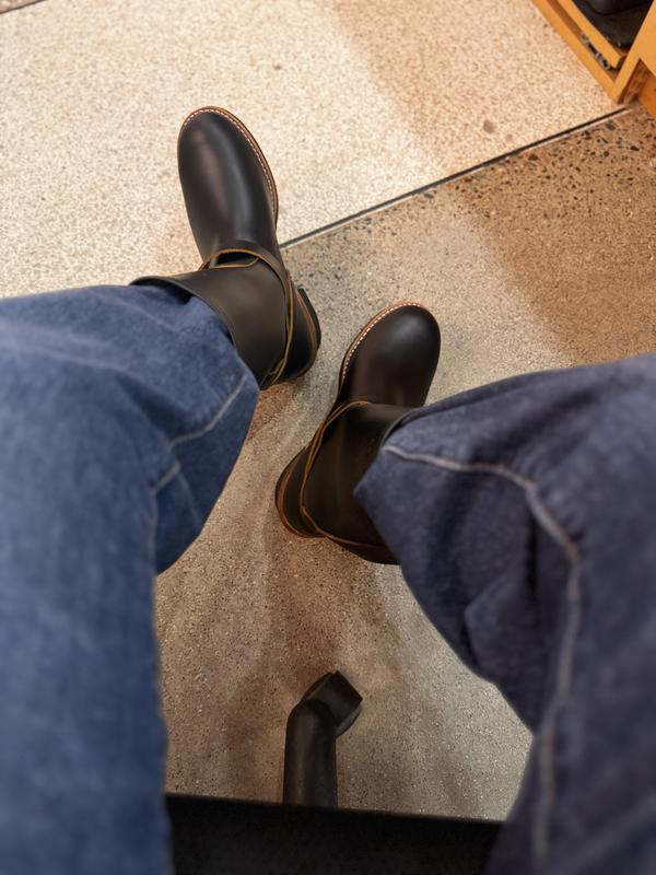 Men's Engineer Boot in Black Klondike Leather 2966 | Red Wing Heritage
