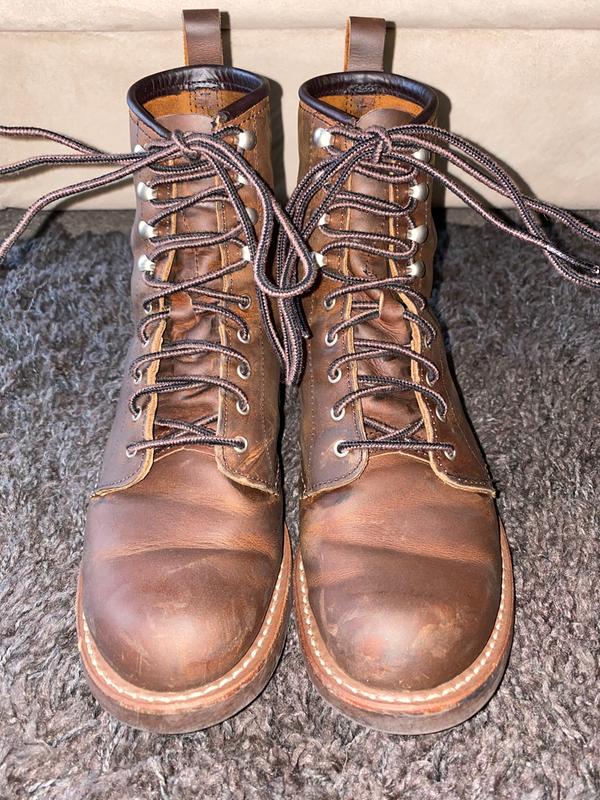 Red Wing Boots Womens Silversmith Sz 5 1/2 B Copper 5.5 Leather 3362 New