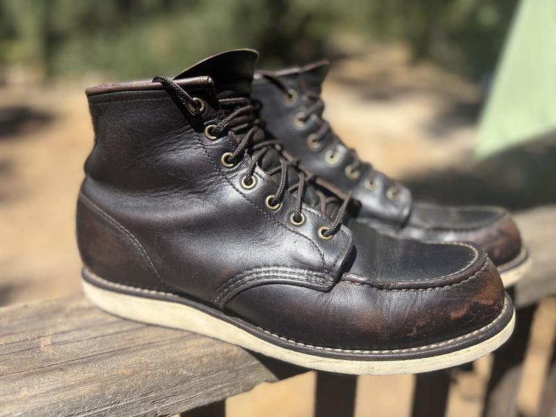 [レッドウイング] HERITAGE Moc-Toe ブラック「クローム」 レッドウイング] HERITAGE Moc-Toe ブラック「クローム」 レッド