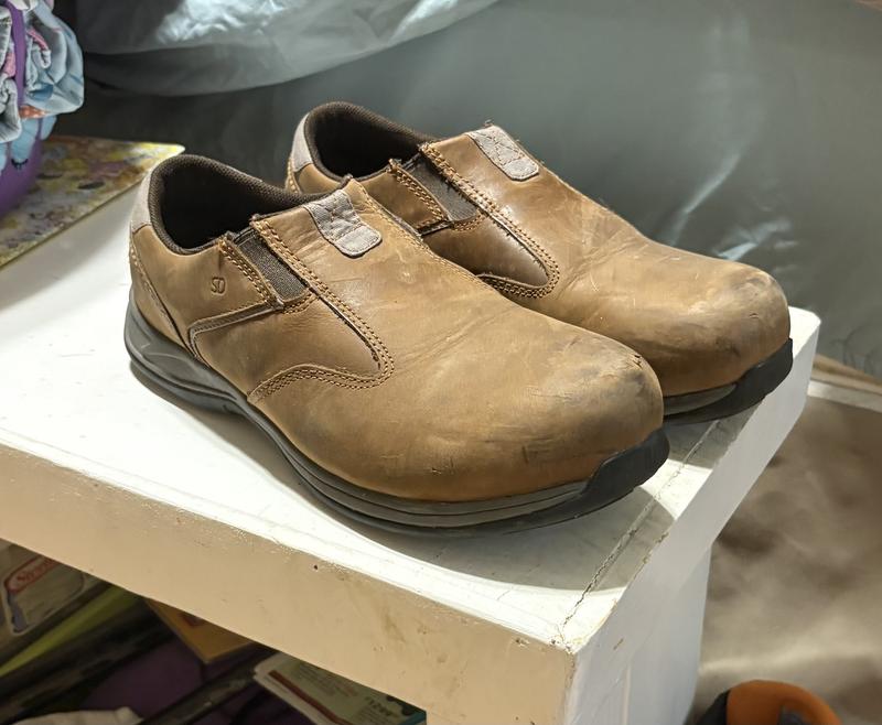 Red Wing 6705 Men Brown Leather Slip On Safety Toe Static Dissipative Shoes 11 H Men main image 3
