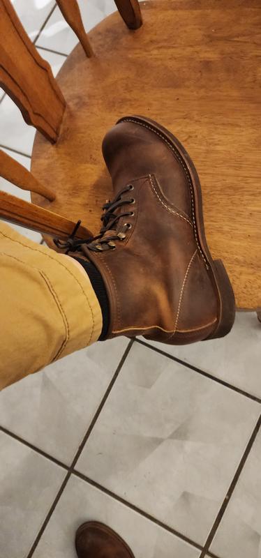 Long leather laces seem at home on the prairie blacksmiths. : r/RedWingShoes