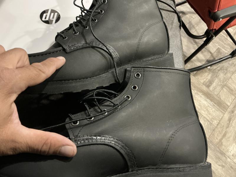 Men's Classic Moc 6-Inch Boot in Black Leather 8074 | Red Wing