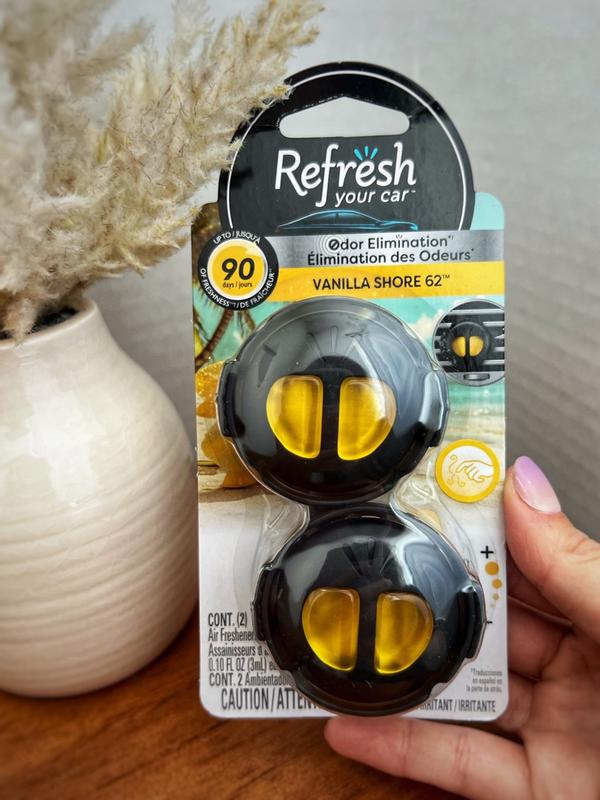 Buy Refresh Your Car Vent Air Freshener, Vanilla Shore 62 Scent, 2
