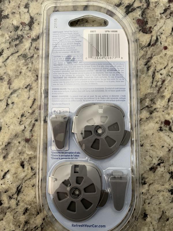 Back of product in packaging