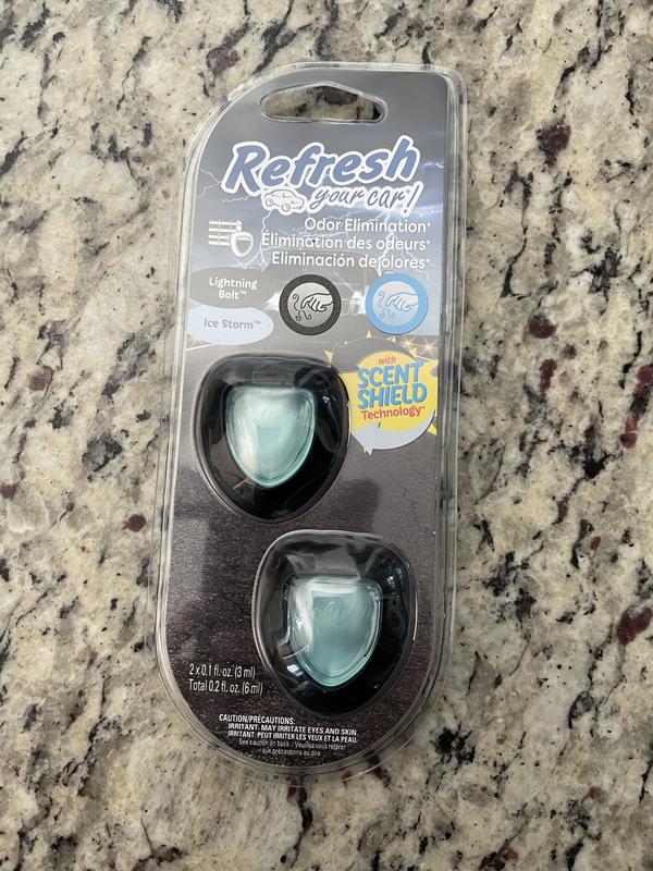 Front of product in packaging