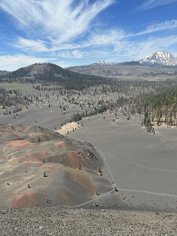 Hiking to the Painted Dunes at Lassen Volcanic National Park