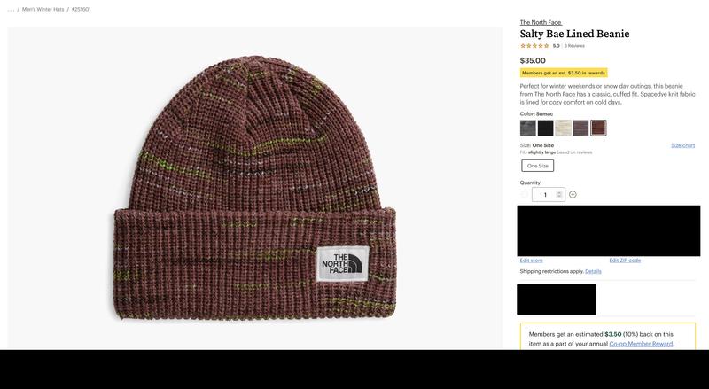 User uploaded product image