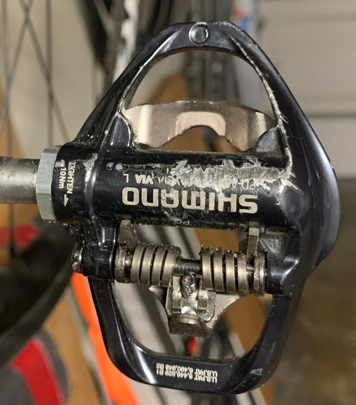 shimano a600 spd pavement pedals