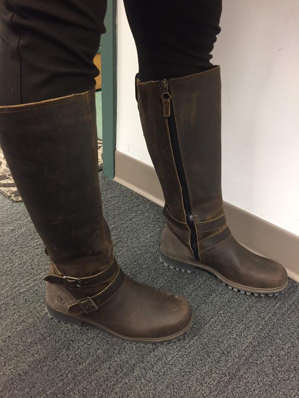 timberland wide calf boots