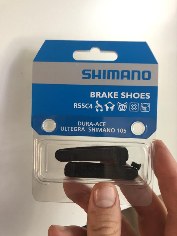 thumbnail image 2 of Shimano R55C4 Brake Pads (2 Pads) For Ultegra / Dura Ace 9000 / 105 Road Calipers 2 of 5